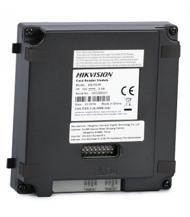 Moduł czytnika kart Mifare 13,56 MHz DS-KD-M Hikvision