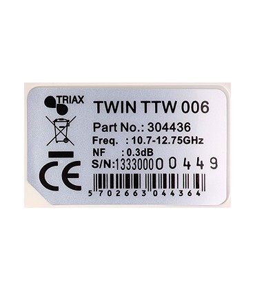 Konwerter satelitarny TWIN TRIAX 200 Gold LNB