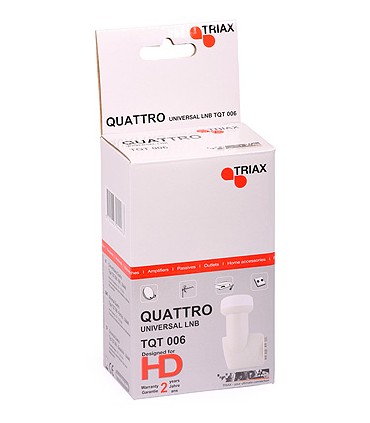 Konwerter satelitarny QUATRO TRIAX 400 Gold LNB