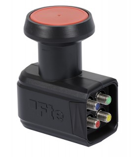Konwerter satelitarny QUATRO Fte Excellento Black 0,1 dB