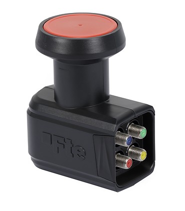 Konwerter satelitarny QUATRO Fte Excellento Black 0,1 dB