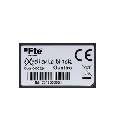 Konwerter satelitarny QUATRO Fte Excellento Black 0,1 dB