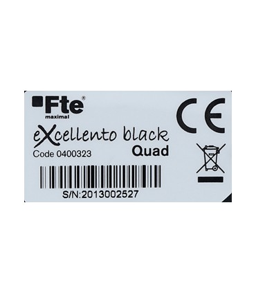 Konwerter satelitarny QUAD Fte eXcellento Red 0,1 dB