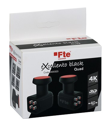 Konwerter satelitarny QUAD Fte eXcellento Red 0,1 dB