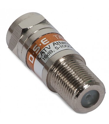 Tłumik stały 16dB DSE TA01-16 5-1000 MHz