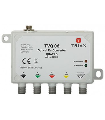 Satelitarny odbiornik optyczny TVQ 06 QUATRO z DVB-T