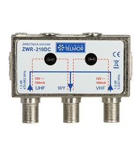 Zwrotnica antenowa ZWR-210DC FM-VHF/UHF Telmor