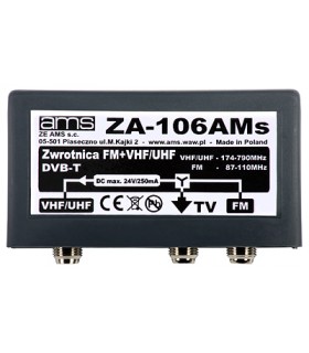 Zwrotnica antenowa ZA-106AMs (FM+VHF/UHF)