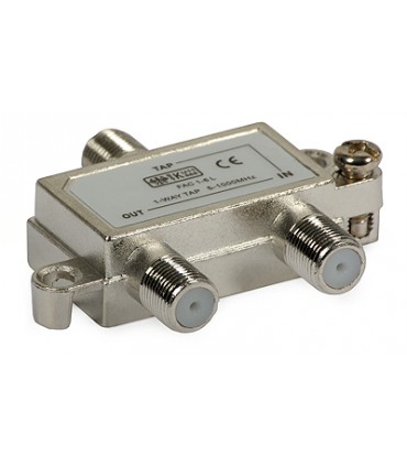Odgałęźnik TV 1-krotny FAC-1-6 dB (5-1000MHz)