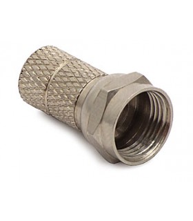 Złącze F nakręcane, stalowe 5,5 mm