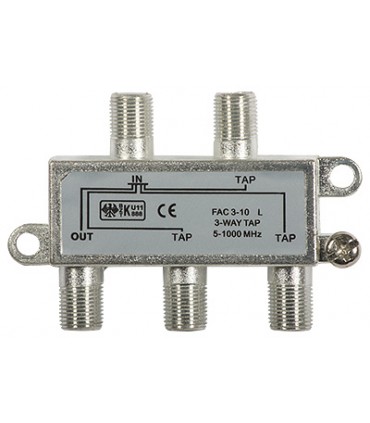 Odgałęźnik TV 3-krotny FAC-3-10 dB (5-1000MHz)