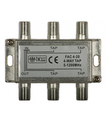 Odgałęźnik TV Signal O-4-20 dB (5-1000 MHz)