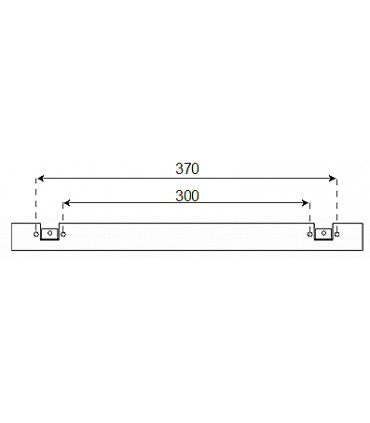 Uchwyt do montażu szafy RACK na ścianie