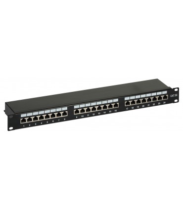 Patch Panel 1U, kat. 5e, FTP, 24 porty