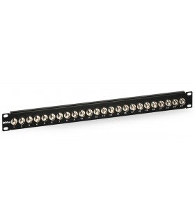 Patch Panel 24 porty BNC (podwójne gniazdo)