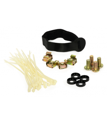 Patch Panel, 1U, kat. 5e, 24 porty + uchwyt na kable RJ-45