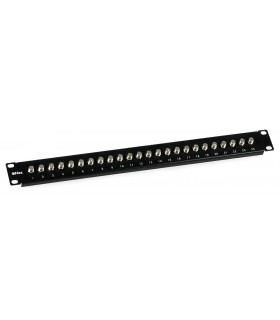 Patch Panel 1U, 24 porty typu F