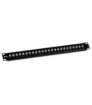 Patch Panel 1U, 24 porty typu F