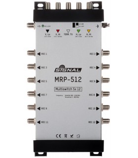 Multiswitch MRP-512 Signal 5/12 z pasywnym torem TV naziemnej