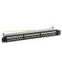 Patch Panel kat. 6, 24 porty RJ-45, FTP + uchwyt na kable