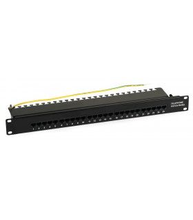 Patch Panel 25 portów 8P4C + uchwyt na kable