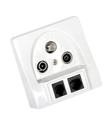 Gniazdo końcowe Signal RTV-SAT / RJ-45 / RJ-11