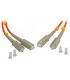 Patchcord wielomodowy PC-019D 2xSC/UPC-2xSC/UPC, duplex OM2 3m