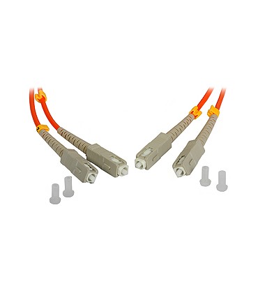 Patchcord wielomodowy PC-019D 2xSC/UPC-2xSC/UPC, duplex OM2 3m