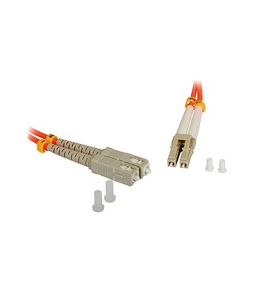 Patchcord wielomodowy PC-015D 2xSC/UPC-2xLC/UPC, duplex OM2 3m