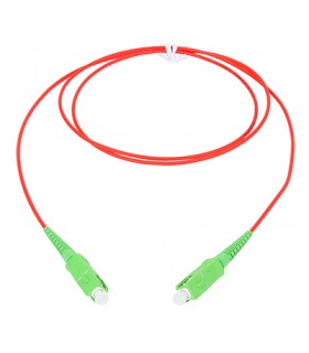 Patchcord jednomodowy PC-522S1 SC/APC-SC/APC, simplex, G.657A1 2mm 1m czerwony