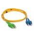 Patchcord jednomodowy ULTIMODE PC-512D 2xSC/APC-2xSC/UPC, duplex G.652D 1m