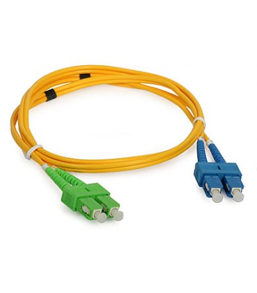 Patchcord jednomodowy ULTIMODE PC-512D 2xSC/APC-2xSC/UPC, duplex G.652D 1m