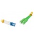 Patchcord jednomodowy PC-515DA 2xSC/APC-2xLC, duplex G.652D 1m