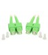 Patchcord jednomodowy ULTIMODE PC-522D 2xSC/APC-2xSC/APC, duplex, G.652D, 1 m