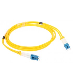 Patchcord jednomodowy PC-555D2 2xLC-2xLC, duplex G.657A2 1,5m