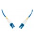 Patchcord jednomodowy PC-555D1 LC-LC, duplex, G.657A1 2mm 1m niebieski