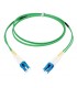 Patchcord jednomodowy PC-555D1 LC-LC, duplex, G.657A1 2mm 1m zielony