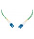 Patchcord jednomodowy PC-555D1 LC-LC, duplex, G.657A1 2mm 1m zielony