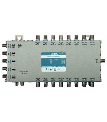 Multiswitch MV-532 Terra klasa A, 5-wejściowy 32-wyjścia z regulacją wzmocnienia IF