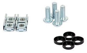 RACK board ZMC-2 - zesp&oacute;ł montażu czołowego szyna EURO TH35 / panel 2x keystone