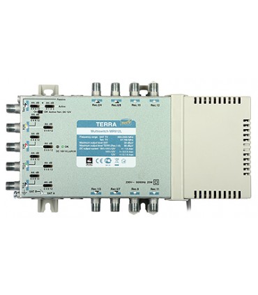 Multiswitch MR-912L TERRA klasa A, 9-wejściowy, 12-wyjściowy z aktywną naziemną