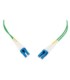 Patchcord jednomodowy PC-555D1 LC-LC, duplex, G.657A1 2mm 1m zielony