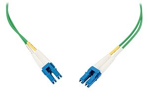 Patchcord jednomodowy PC-555D1 LC-LC, duplex, G.657A1 2mm 1m zielony