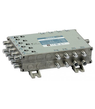 Multiswitch MV-912L TERRA klasa A, 9-wejściowy, 12-wyjściowy z aktywną naziemną - bez zasilacza