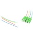 Zestaw pigtaili jednomdowych 4 szt. PG-52S1 SC/APC G.657A1 1m czerwony, zielony, niebieski, żółty