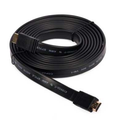 Przew&oacute;d HDMI 3m 28AWG płaski v1.4 High Speed Cable with Ethernet