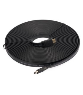 Przewód HDMI 10m 28AWG płaski v1.4 High Speed Cable with Ethernet