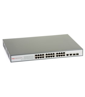 Switch PoE ULTIPOWER 2224af 24xFE(24xPoE) 2xGE 2xSFP (Combo) 802.3af 370W