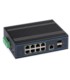 Switch przemysłowy PoE ULTIPOWER 192SFP 8xFE(6x PoE 802.3af/at + 2x HiPoE 90W), 1xGE, 2xSFP 802.3af/at, PoE Auto-Check