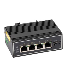 Switch przemysłowy PoE ULTIPOWER 341SFP 4xGE(2x PoE 802.3bt/at/af 90W, 2x PoE 802.3af/at), 1xSFP